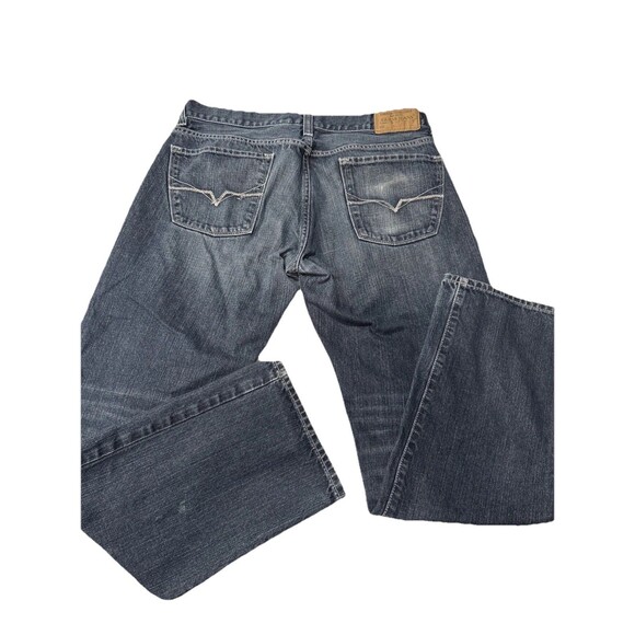Guess Jeans Rebel Straight Leg Mens Sz 34x30 Blue Cotton Denim - Picture 11 of 11